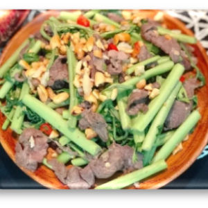 Rau Nhúc Xào Bò