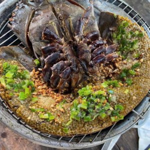 Sam Biển Nướng Mỡ Hành